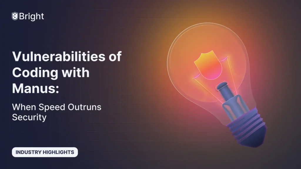 Vulnerabilities of Coding with Manus: When Speed Outruns Security