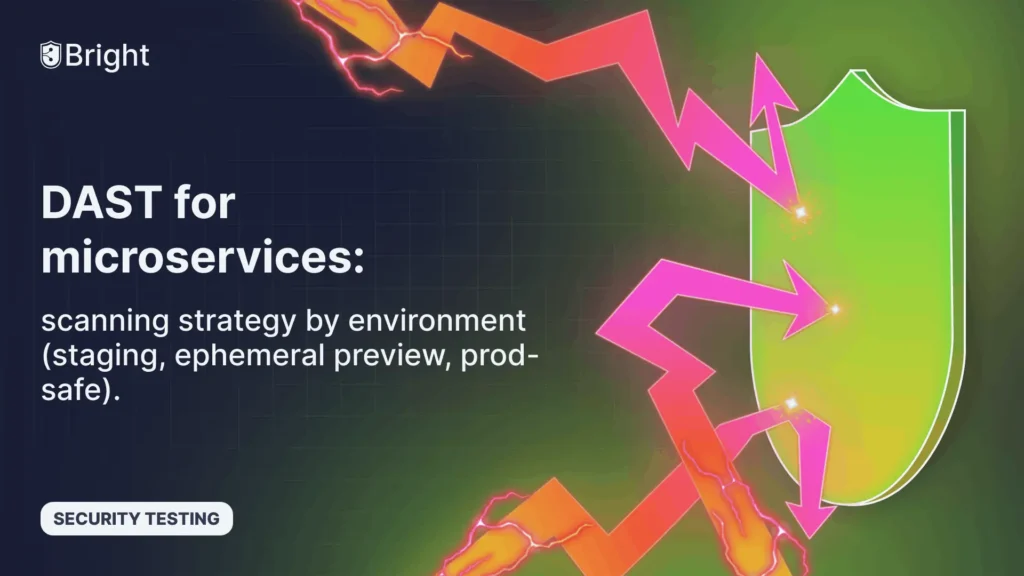 DAST for microservices: scanning strategy by environment (staging, ephemeral preview, prod-safe)