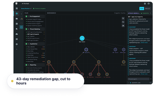 AI Pentest workbench screenshot