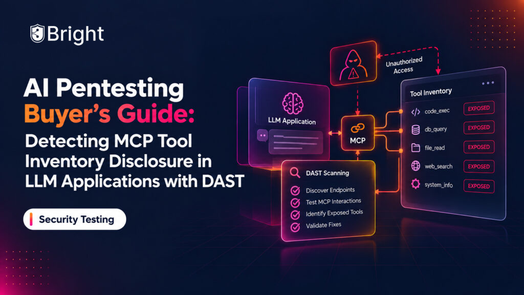 Detecting MCP Tool Inventory Disclosure in LLM Applications with DAST